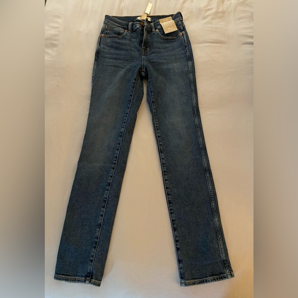 Madewell stovepipe slim straight jeans - NWT - Size 25